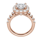 Load image into Gallery viewer, VAIL BOLD CUSHION CUT MOISSANITE ENGAGEMENT RING