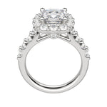 Load image into Gallery viewer, VAIL BOLD CUSHION CUT MOISSANITE ENGAGEMENT RING
