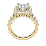 Load image into Gallery viewer, VAIL BOLD CUSHION CUT MOISSANITE ENGAGEMENT RING