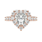 Load image into Gallery viewer, VAIL BOLD HEART CUT MOISSANITE ENGAGEMENT RING