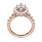 Load image into Gallery viewer, VAIL BOLD MARQUISE CUT MOISSANITE ENGAGEMENT RING