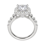 Load image into Gallery viewer, VAIL BOLD PRINCESS CUT MOISSANITE ENGAGEMENT RING
