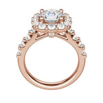 Load image into Gallery viewer, VAIL BOLD ROUND CUT MOISSANITE ENGAGEMENT RING