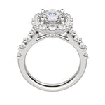 Load image into Gallery viewer, VAIL BOLD ROUND CUT MOISSANITE ENGAGEMENT RING