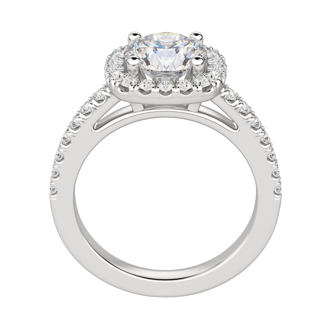 VAIL ROUND CUT MOISSANITE ENGAGEMENT RING