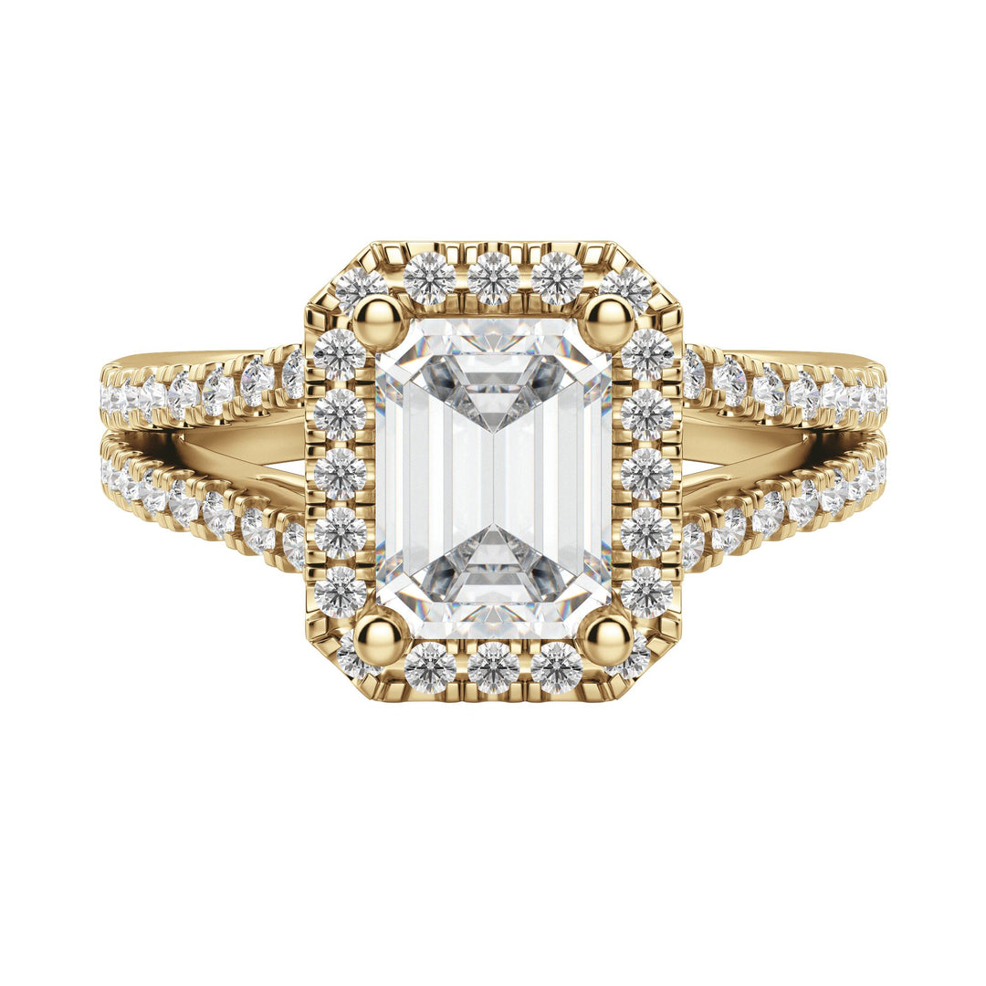 VARA EMERALD CUT MOISSANITE ENGAGEMENT RING