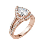 Load image into Gallery viewer, VARA PEAR CUT MOISSANITE ENGAGEMENT RING