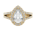 Load image into Gallery viewer, VARA PEAR CUT MOISSANITE ENGAGEMENT RING
