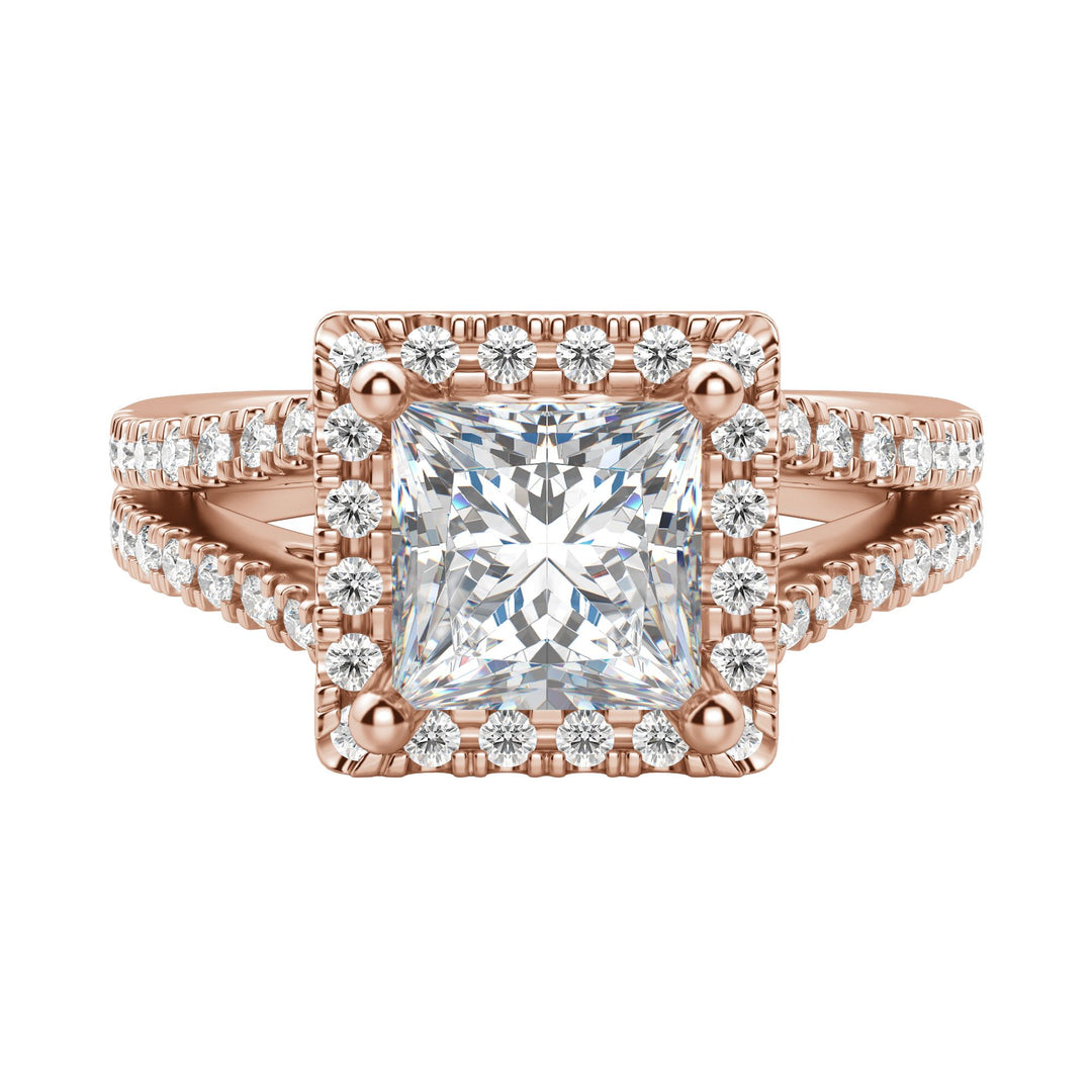 VARA PRINCESS CUT MOISSANITE ENGAGEMENT RING
