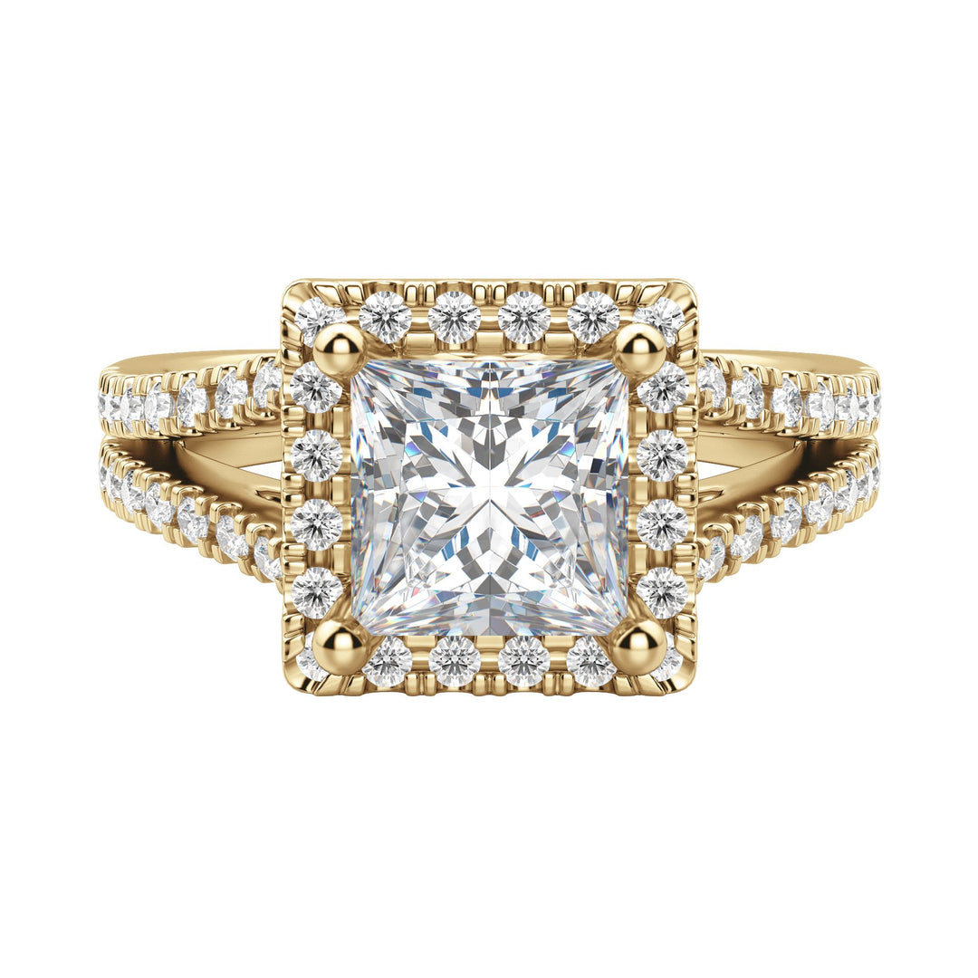 VARA PRINCESS CUT MOISSANITE ENGAGEMENT RING