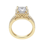 Load image into Gallery viewer, VARA PRINCESS CUT MOISSANITE ENGAGEMENT RING