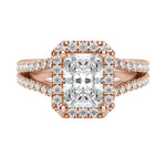 Load image into Gallery viewer, VARA RADIANT CUT MOISSANITE ENGAGEMENT RING