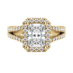 Load image into Gallery viewer, VARA RADIANT CUT MOISSANITE ENGAGEMENT RING