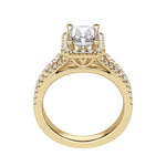 Load image into Gallery viewer, VARA RADIANT CUT MOISSANITE ENGAGEMENT RING