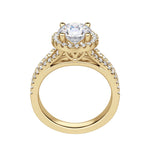 Load image into Gallery viewer, VARA ROUND CUT MOISSANITE ENGAGEMENT RING