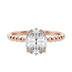 Load image into Gallery viewer, VERA OVAL CUT MOISSANITE ENGAGEMENT RING