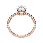 Load image into Gallery viewer, VERA OVAL CUT MOISSANITE ENGAGEMENT RING