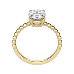 Load image into Gallery viewer, VERA OVAL CUT MOISSANITE ENGAGEMENT RING