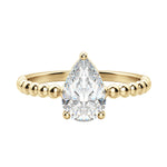 Load image into Gallery viewer, VERA PEAR CUT MOISSANITE ENGAGEMENT RING