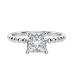 Load image into Gallery viewer, VERA PRINCESS CUT MOISSANITE ENGAGEMENT RING