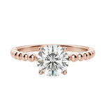 Load image into Gallery viewer, VERA ROUND CUT MOISSANITE ENGAGEMENT RING