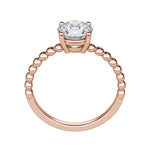 Load image into Gallery viewer, VERA ROUND CUT MOISSANITE ENGAGEMENT RING