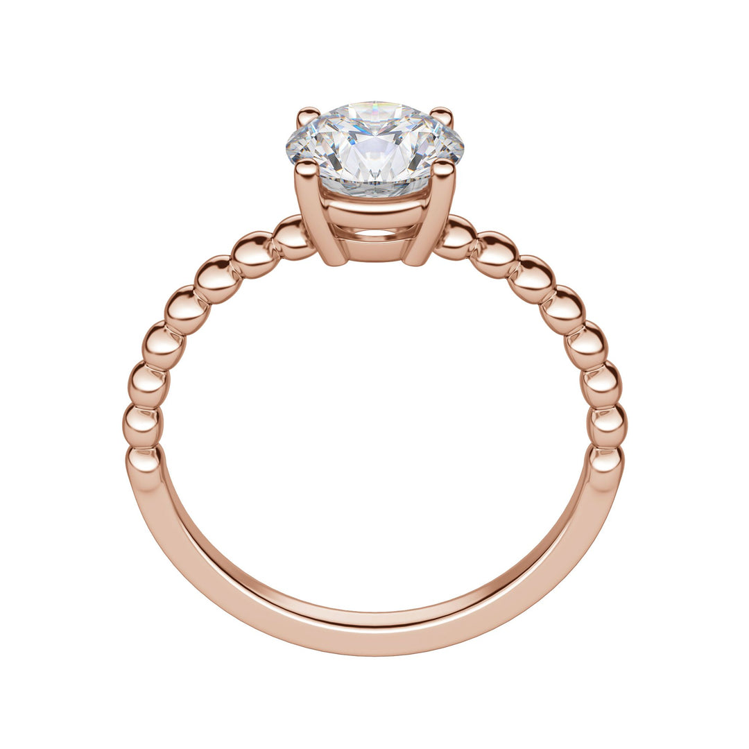 VERA ROUND CUT MOISSANITE ENGAGEMENT RING