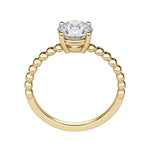 Load image into Gallery viewer, VERA ROUND CUT MOISSANITE ENGAGEMENT RING