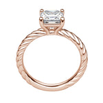 Load image into Gallery viewer, VIBE ASSCHER CUT MOISSANITE ENGAGEMENT RING