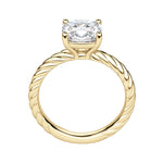 Load image into Gallery viewer, VIBE CUSHION CUT MOISSANITE ENGAGEMENT RING