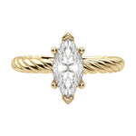 Load image into Gallery viewer, VIBE MARQUISE CUT MOISSANITE ENGAGEMENT RING