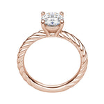 Load image into Gallery viewer, VIBE OVAL CUT MOISSANITE ENGAGEMENT RING