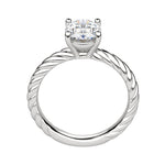 Load image into Gallery viewer, VIBE OVAL CUT MOISSANITE ENGAGEMENT RING