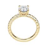 Load image into Gallery viewer, VIBE OVAL CUT MOISSANITE ENGAGEMENT RING