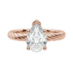 Load image into Gallery viewer, VIBE PEAR CUT MOISSANITE ENGAGEMENT RING