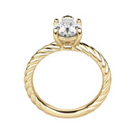 Load image into Gallery viewer, VIBE PEAR CUT MOISSANITE ENGAGEMENT RING