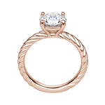 Load image into Gallery viewer, VIBE ROUND CUT MOISSANITE ENGAGEMENT RING