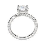 Load image into Gallery viewer, VIBE ROUND CUT MOISSANITE ENGAGEMENT RING