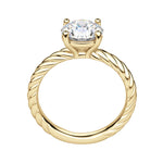 Load image into Gallery viewer, VIBE ROUND CUT MOISSANITE ENGAGEMENT RING
