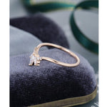 Load image into Gallery viewer, VINTAGE CURVED GOLD MARQUISE CUT STACKING MATCHING MOISSANITE WEDDING BAND