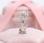 Load image into Gallery viewer, VINTAGE DIANA 1PRINCESS TIARA CROWN WIDE BAND DIAMOND WHITE GOLD BAND RING CHUNKY RINGS