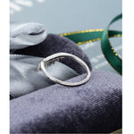 Load image into Gallery viewer, VINTAGE MARQUISE CUT ROSE GOLD STACKING THIN DAINTY MOISSANITE WEDDING BAND