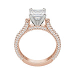 Load image into Gallery viewer, VITA ASSCHER CUT MOISSANITE ENGAGEMENT RING