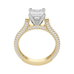 Load image into Gallery viewer, VITA ASSCHER CUT MOISSANITE ENGAGEMENT RING