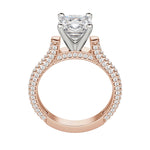 Load image into Gallery viewer, VITA CUSHION CUT MOISSANITE ENGAGEMENT RING
