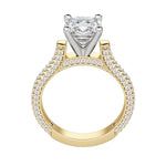 Load image into Gallery viewer, VITA CUSHION CUT MOISSANITE ENGAGEMENT RING