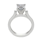 Load image into Gallery viewer, VITA EMERALD CUT MOISSANITE ENGAGEMENT RING