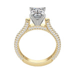 Load image into Gallery viewer, VITA EMERALD CUT MOISSANITE ENGAGEMENT RING