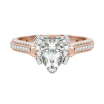 Load image into Gallery viewer, VITA HEART CUT MOISSANITE ENGAGEMENT RING