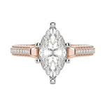 Load image into Gallery viewer, VITA MARQUISE CUT MOISSANITE ENGAGEMENT RING